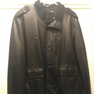 L-R-G Black Leather Jacket